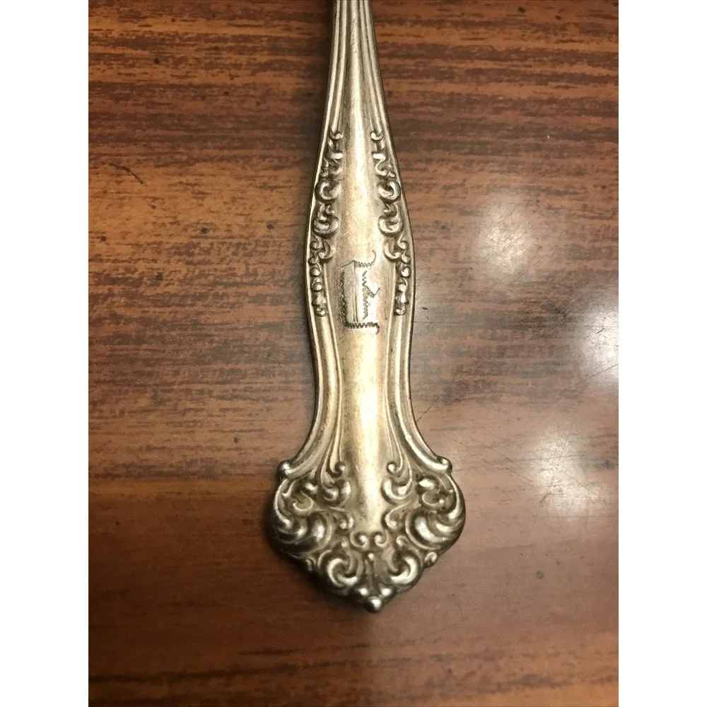 1847 rogers bros xs triple silver plate flatware Fork‎ Engraved